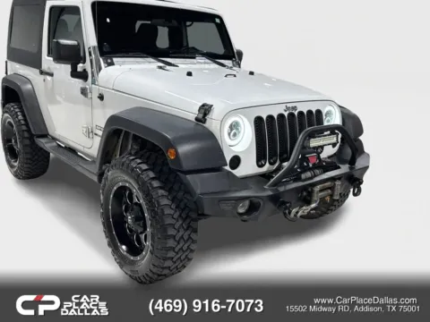 Another view of 2012 Jeep Wrangler Sport SUV 2D for sale in Addison, TX at Car Place Dallas