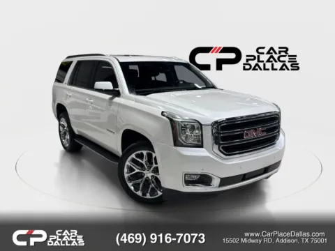 White 2019 GMC Yukon SLT Sport Utility 4D for sale in Addison, TX