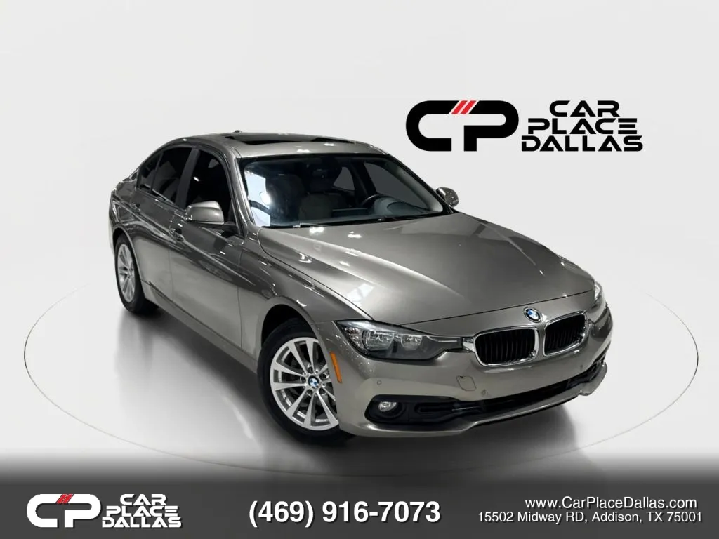 Gray 2016 BMW 3 Series 320i Sedan 4D for sale in Addison, TX
