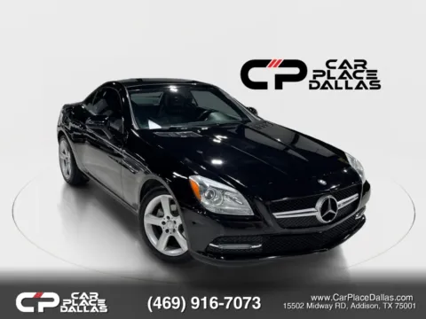 Black 2015 Mercedes-Benz SLK-Class SLK 250 Roadster 2D for sale in Addison, TX