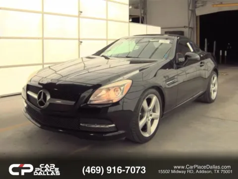Black 2015 Mercedes-Benz SLK-Class SLK 250 Roadster 2D for sale in Addison, TX