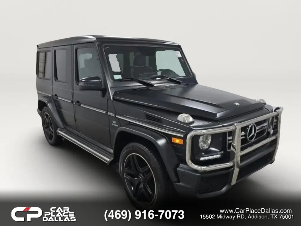 Black 2017 Mercedes-Benz Mercedes-AMG G-Class G 63 AMG Sport Utility 4D for sale in Addison, TX