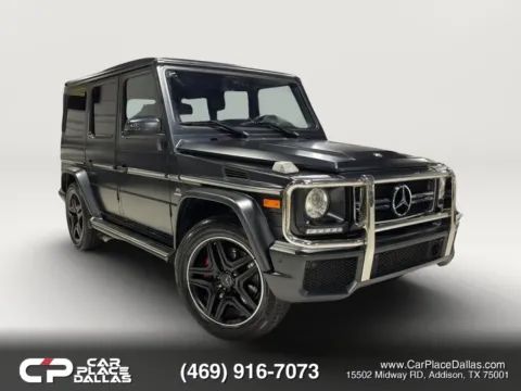Black 2017 Mercedes-Benz Mercedes-AMG G-Class G 63 AMG Sport Utility 4D for sale in Addison, TX
