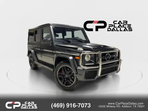 Black 2017 Mercedes-Benz AMG G-Class AMG G 63 V8,AWD,LEATHER,NAV,CAM,HTD/VENT STS,BLIND SPOT,BLACK EXT for sale in Addison, TX
