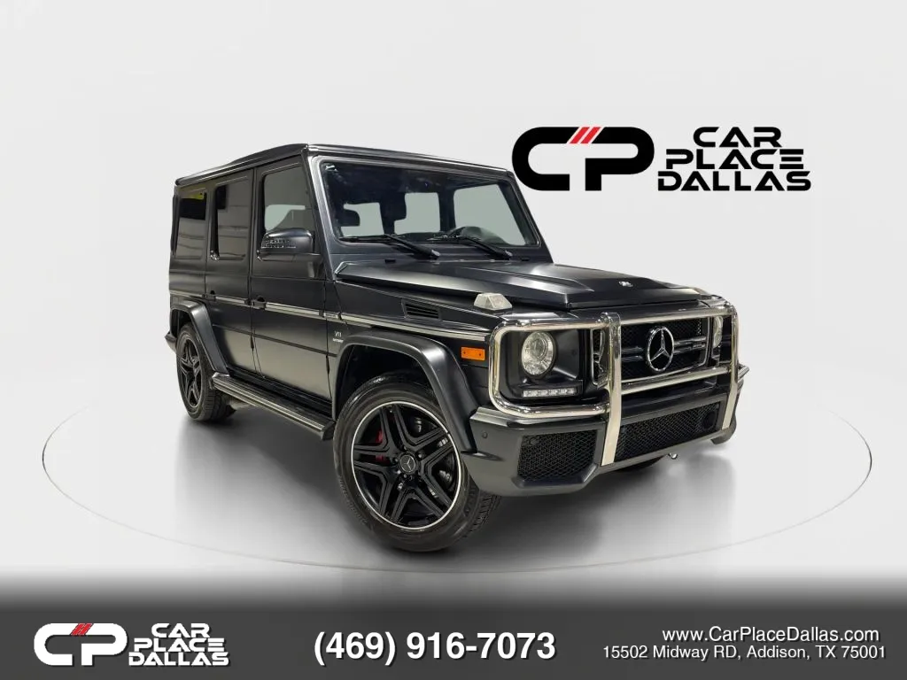 Black 2017 Mercedes-Benz Mercedes-AMG G-Class G 63 AMG Sport Utility 4D for sale in Addison, TX