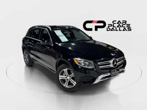 Black 2017 Mercedes-Benz GLC 300 4MATIC AWD,CAM,BLUETOOTH,PREMIUM SUV,BLACK EXT,BELOW AVG MILES for sale in Addison, TX