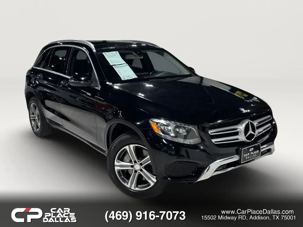 Black 2017 Mercedes-Benz GLC 300 4MATIC Sport Utility 4D for sale in Addison, TX