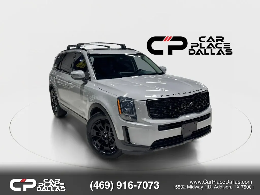 Gray 2022 Kia Telluride EX Sport Utility 4D for sale in Addison, TX