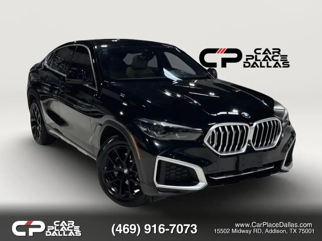 Black 2022 BMW X6 xDrive40i Sport Utility 4D for sale in Addison, TX