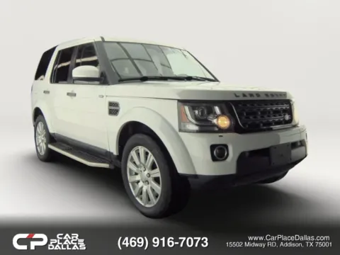 White 2016 Land Rover LR4 Sport Utility 4D for sale in Addison, TX