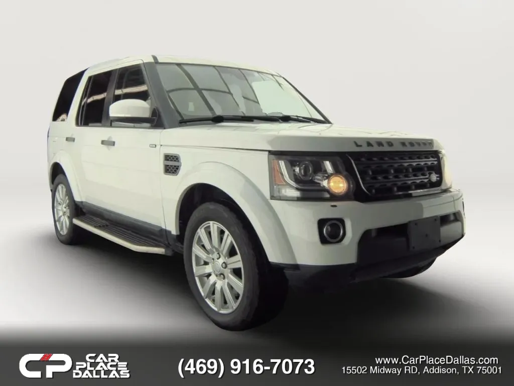White 2016 Land Rover LR4 Sport Utility 4D for sale in Addison, TX