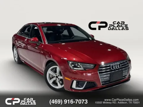 Red 2019 Audi A4 Premium Sedan 4D for sale in Addison, TX