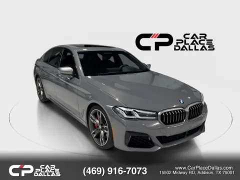 Photos of 2021 BMW 5 Series M550i xDrive Sedan 4D for sale in Addison, TX at Car Place Dallas