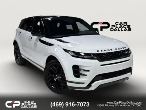 White 2023 Land Rover Range Rover Evoque P250 R-Dynamic S Sport Utility 4D for sale in Addison, TX