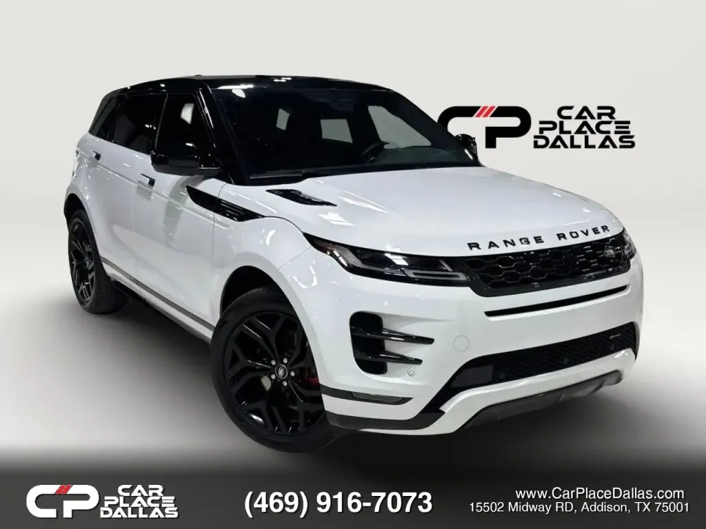 White 2023 Land Rover Range Rover Evoque P250 R-Dynamic S Sport Utility 4D for sale in Addison, TX