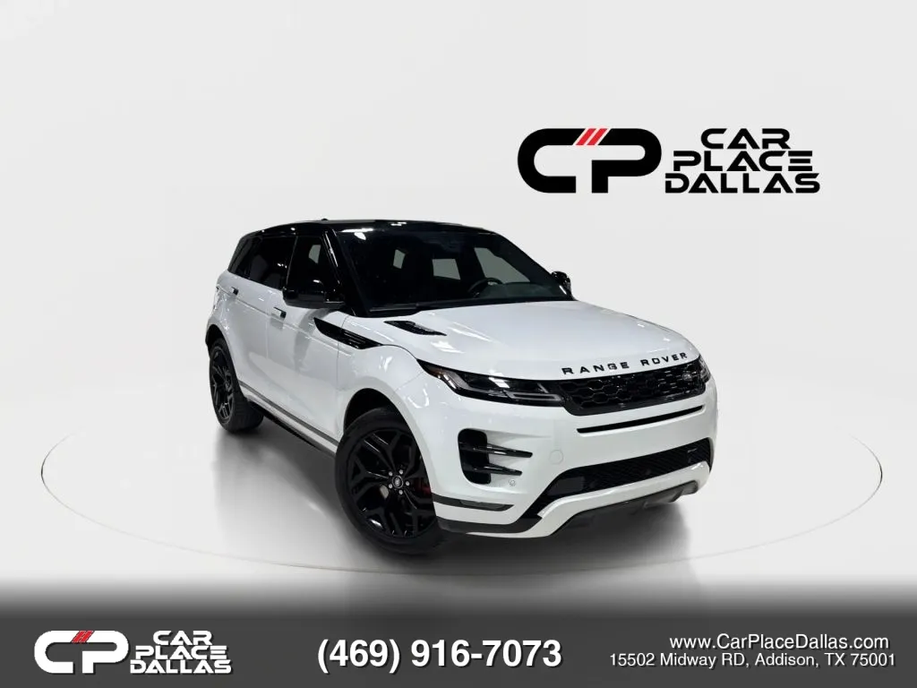 White 2023 Land Rover Range Rover Evoque P250 R-Dynamic S Sport Utility 4D for sale in Addison, TX