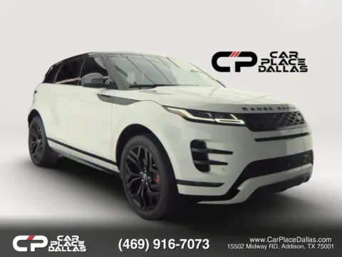 White 2023 Land Rover Range Rover Evoque P250 R-Dynamic S Sport Utility 4D for sale in Addison, TX