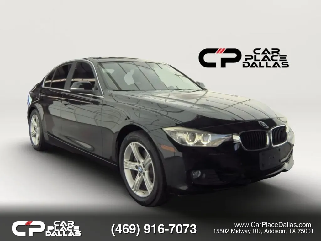 Black 2015 BMW 3 Series 328i Sedan 4D for sale in Addison, TX