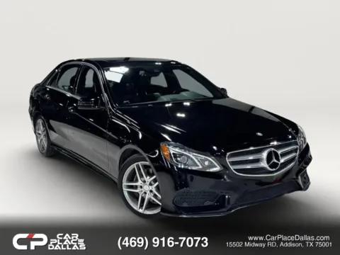 Black 2014 Mercedes-Benz E-Class E 350 Sedan 4D for sale in Addison, TX