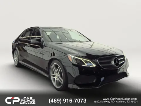 Black 2014 Mercedes-Benz E-Class E 350 Sedan 4D for sale in Addison, TX