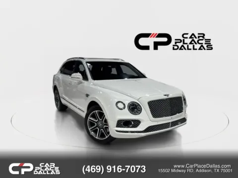 White 2018 Bentley Bentayga W12 Signature Sedan 4D for sale in Addison, TX