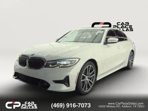 White 2020 BMW 3 Series 330i Sedan 4D for sale in Addison, TX