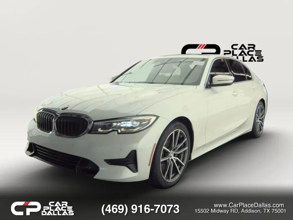 White 2020 BMW 3 Series 330i Sedan 4D for sale in Addison, TX