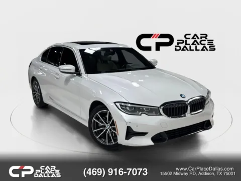White 2020 BMW 3 Series 330i Sedan 4D for sale in Addison, TX