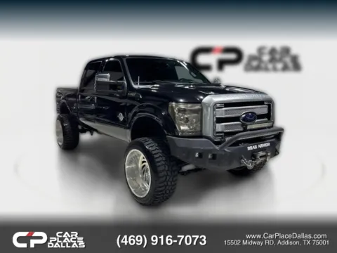 Photos of 2015 Ford F250 Super Duty Crew Cab Platinum Pickup 4D 6 3/4 ft for sale in Addison, TX at Car Place Dallas