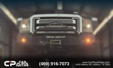 Another view of 2015 Ford F250 Super Duty Crew Cab Platinum Pickup 4D 6 3/4 ft for sale in Addison, TX at Car Place Dallas