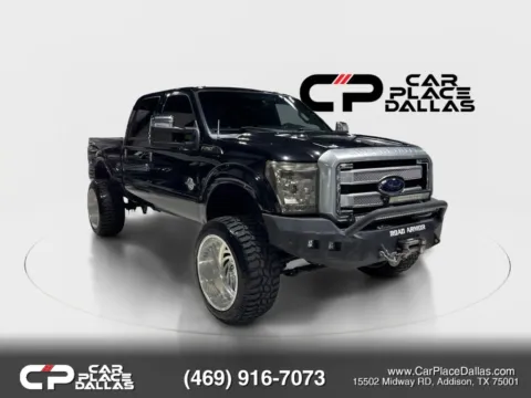 Photos of 2015 Ford F250 Super Duty Crew Cab Platinum Pickup 4D 6 3/4 ft for sale in Addison, TX at Car Place Dallas