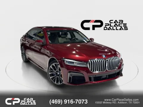 Red 2020 BMW 7 Series 750i xDrive Sedan 4D for sale in Addison, TX