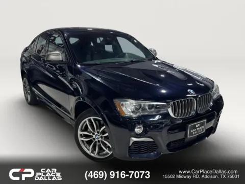 Black 2018 BMW X4 M40i Sport Utility 4D for sale in Addison, TX