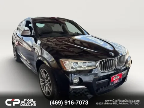 Black 2018 BMW X4 M40i Sport Utility 4D for sale in Addison, TX
