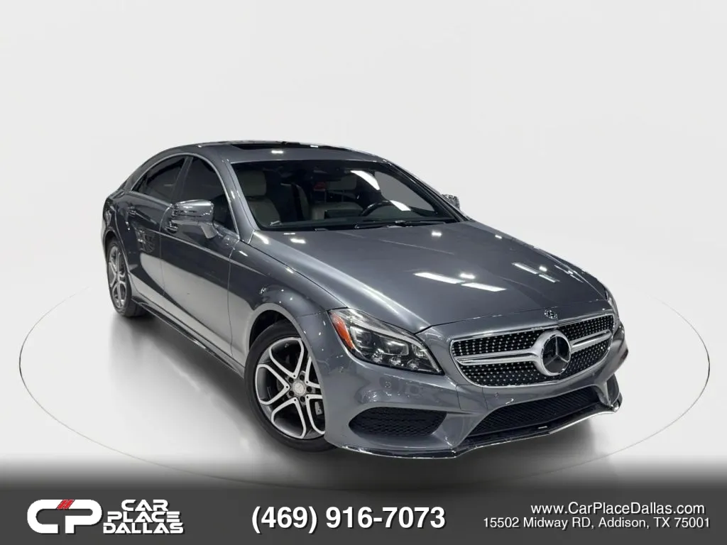Yellow 2016 Mercedes-Benz CLS-Class CLS 400 4MATIC Coupe 4D for sale in Addison, TX