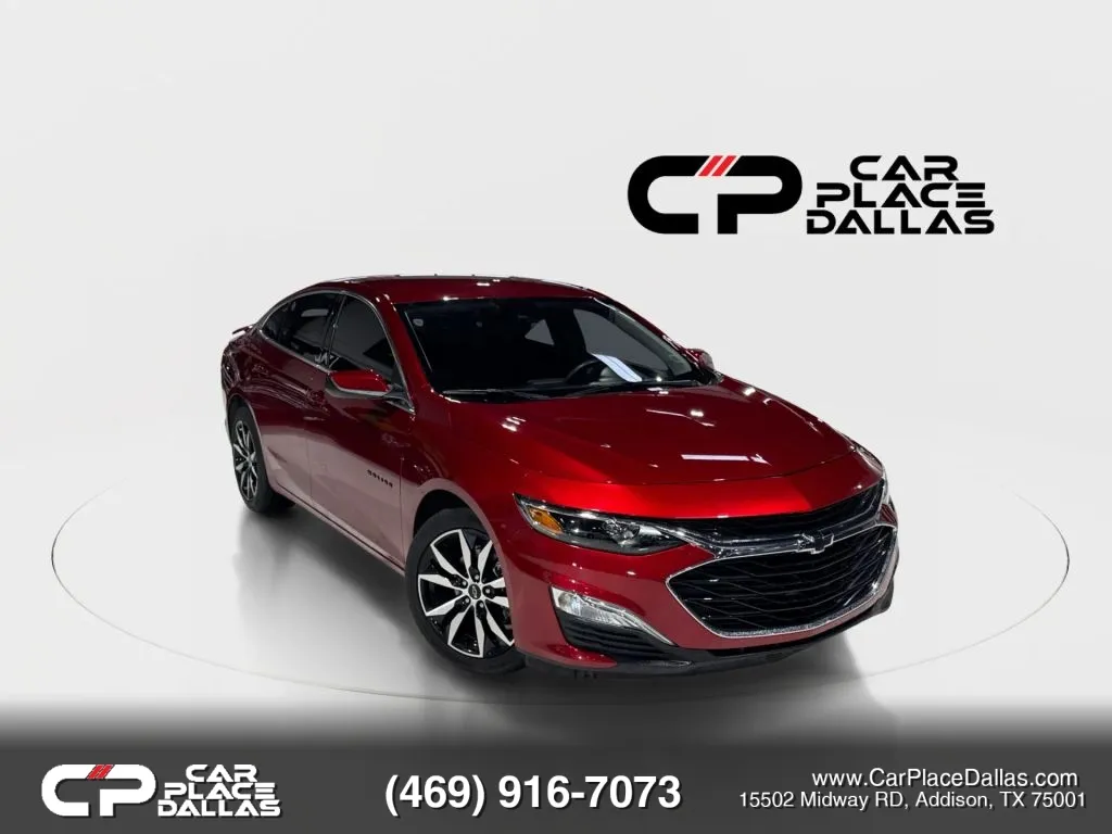 Red 2024 Chevrolet Malibu RS Sedan 4D for sale in Addison, TX