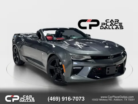 Gray 2017 Chevrolet Camaro SS Convertible 2D for sale in Addison, TX