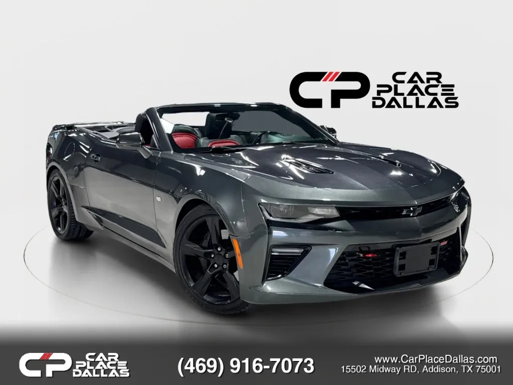 Gray 2017 Chevrolet Camaro SS Convertible 2D for sale in Addison, TX