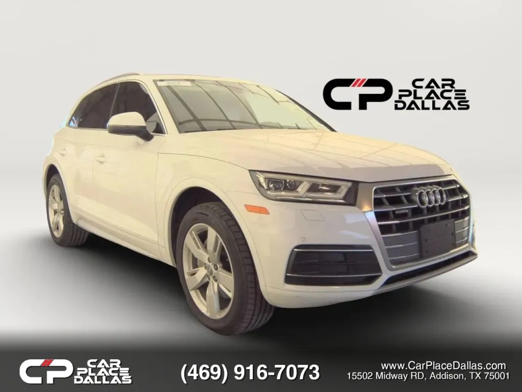 White 2019 Audi Q5 Premium Plus Sport Utility 4D for sale in Addison, TX