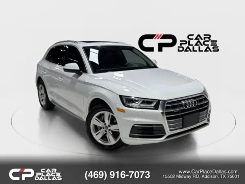 White 2019 Audi Q5 Premium Plus Sport Utility 4D for sale in Addison, TX