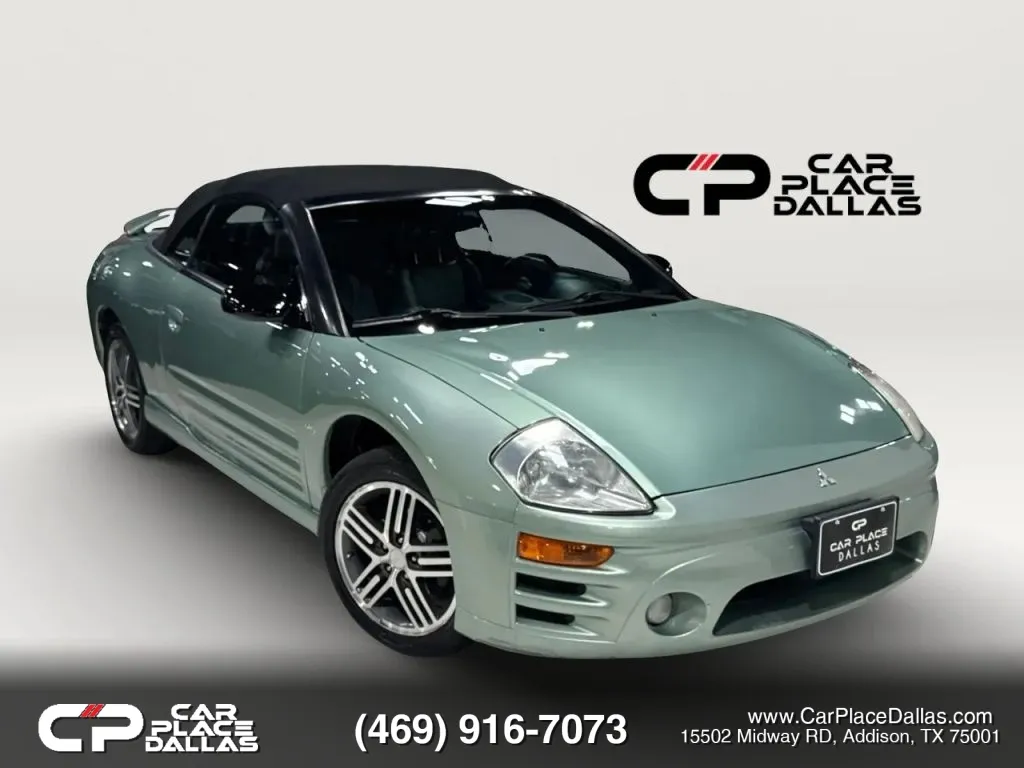 Green 2003 Mitsubishi Eclipse GTS Spyder Convertible 2D for sale in Addison, TX