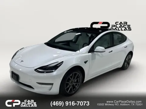 Another view of 2021 Tesla Model 3 Long Range Sedan 4D for sale in Addison, TX at Car Place Dallas