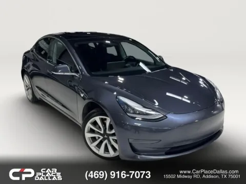 Gray 2019 Tesla Model 3 Standard Range Plus Sedan 4D for sale in Addison, TX