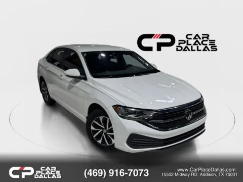 White 2024 Volkswagen Jetta S IQ.DRIVE,CAM,BLIND SPOT,ACC,DIGITAL COCKPIT,APP-CONNECT,ALLOY WLS for sale in Addison, TX