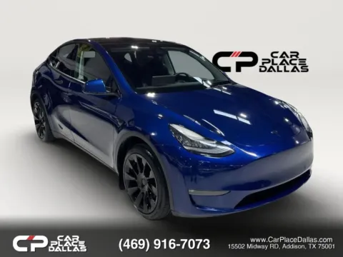 Photos of 2021 Tesla Model Y Standard Range Sport Utility 4D for sale in Addison, TX at Car Place Dallas