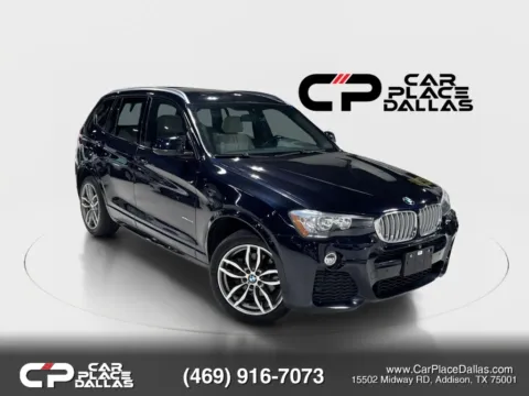 Black 2017 BMW X3 xDrive28i Sport Utility 4D for sale in Addison, TX