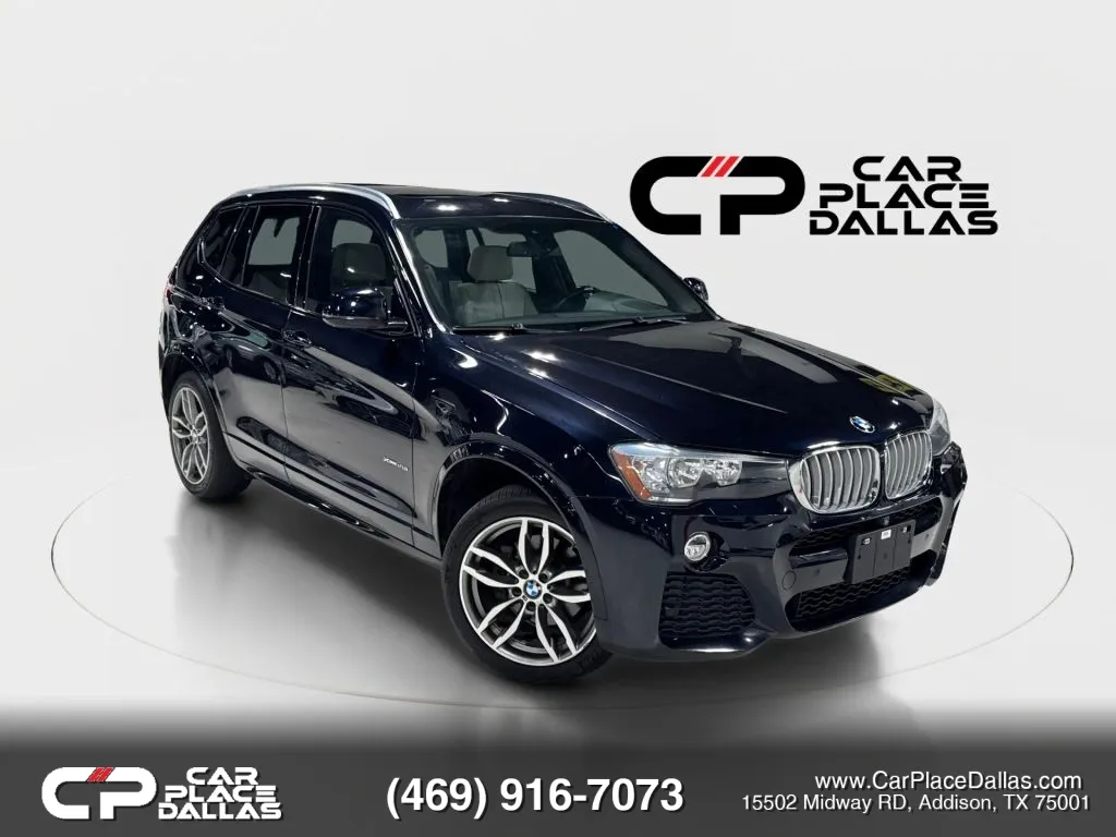 Black 2017 BMW X3 xDrive28i Sport Utility 4D for sale in Addison, TX