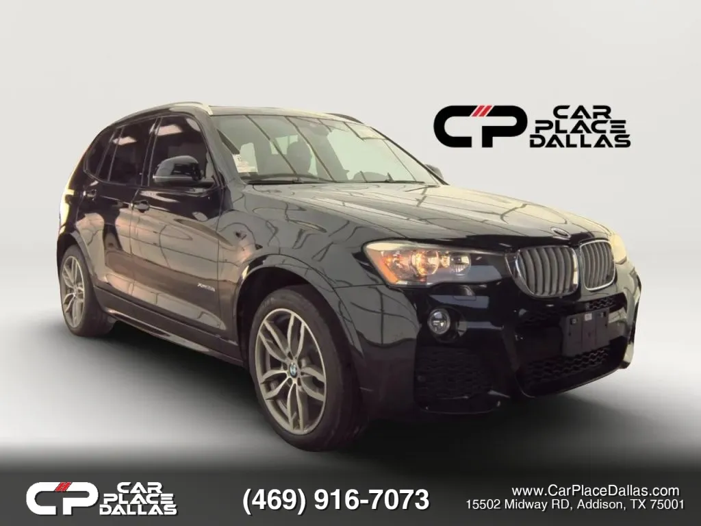 Black 2017 BMW X3 xDrive28i Sport Utility 4D for sale in Addison, TX