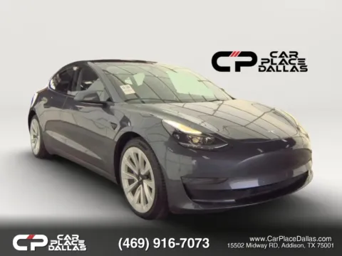 Gray 2023 Tesla Model 3 Standard Sedan 4D for sale in Addison, TX