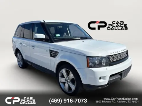 White 2013 Land Rover Range Rover Sport HSE Lux Sport Utility 4D for sale in Addison, TX